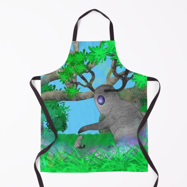 Item preview, Monstruo del bosque con gato designed and sold by colorsofcherry.