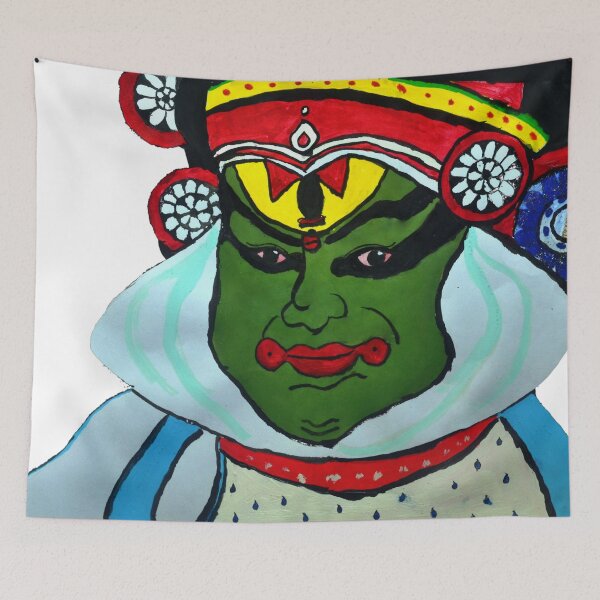 Item preview, Kathakali painting/Classical Indian Dance designed and sold by VeenaNair23.