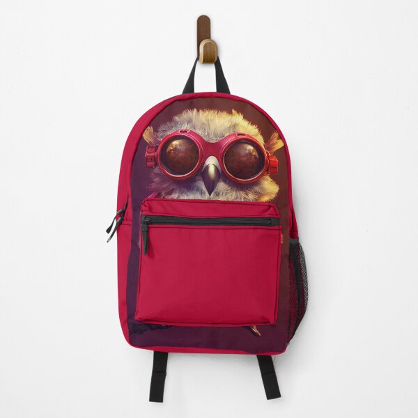 Item preview, Anthropomorphic Tiny Cute Cyberpunk Pirate Owl designed and sold by MimozaStudio.