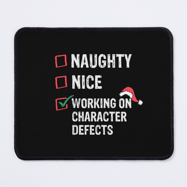 Item preview, Naughty or Nice Christmas Funny Sobriety Addiction Recovery, Inspiring Sobriety Tees Gift designed and sold by Rachiirt.