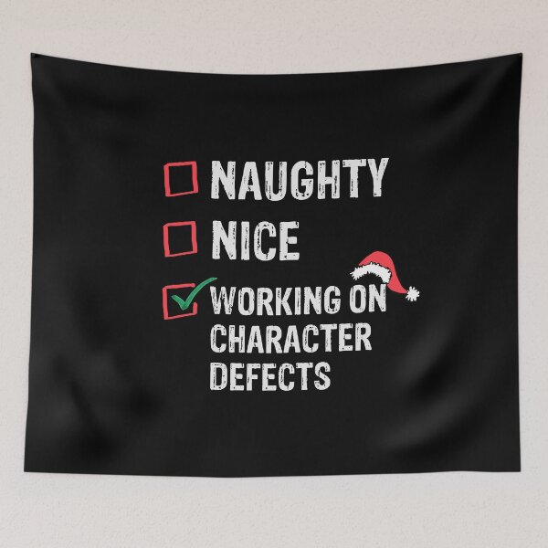 Item preview, Naughty or Nice Christmas Funny Sobriety Addiction Recovery, Inspiring Sobriety Tees Gift designed and sold by Rachiirt.