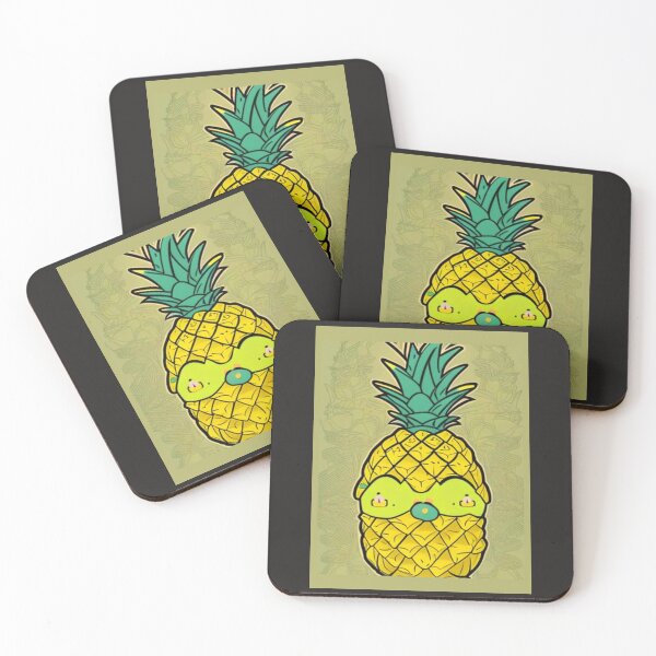 Item preview, Pineapple Superhero with Mask designed and sold by HanaiPrint.