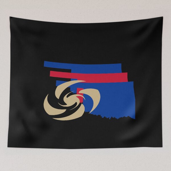 Aperçu de l'œuvre Frontière de l'Oklahoma, ouragan d'or créée et vendue par LatterDaze.