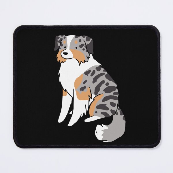 Item preview, Australian shepherd setting cute illustration  designed and sold by Yarafantasyart.