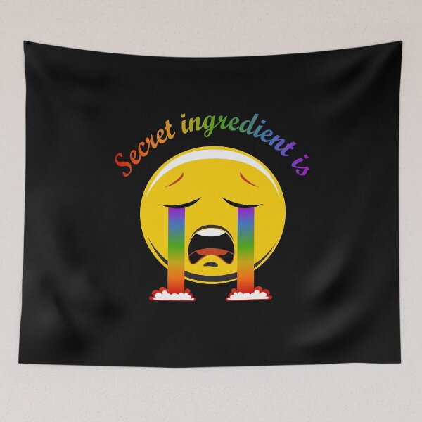 Item preview, Secret Ingredient is Rainbow Tears Emoji designed and sold by Alondra.