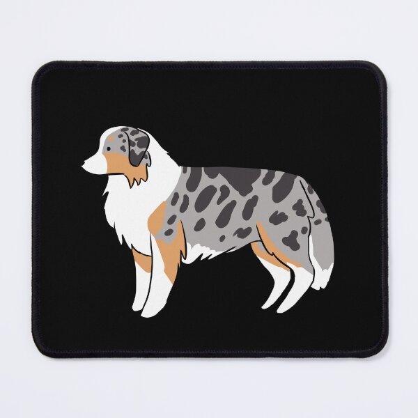 Item preview, Australian shepherd setting cute illustration  designed and sold by Yarafantasyart.