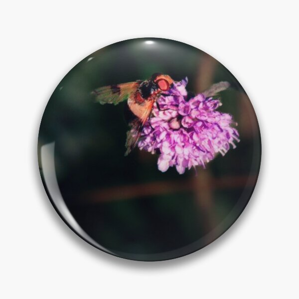 Artikelvorschau, Biene auf einer rosa Wildblume entworfen und verkauft von Francespoppy.