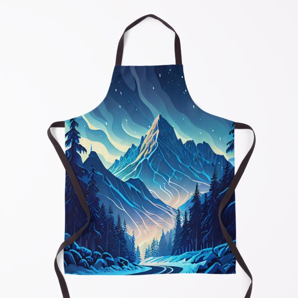 Item preview, Northern Lights Blue Mountains Sticker designed and sold by BEAUHOUS.