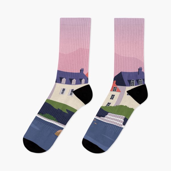 Item preview, Quiberon France Travel Vintage Art designed and sold by KrisSidDesigns.
