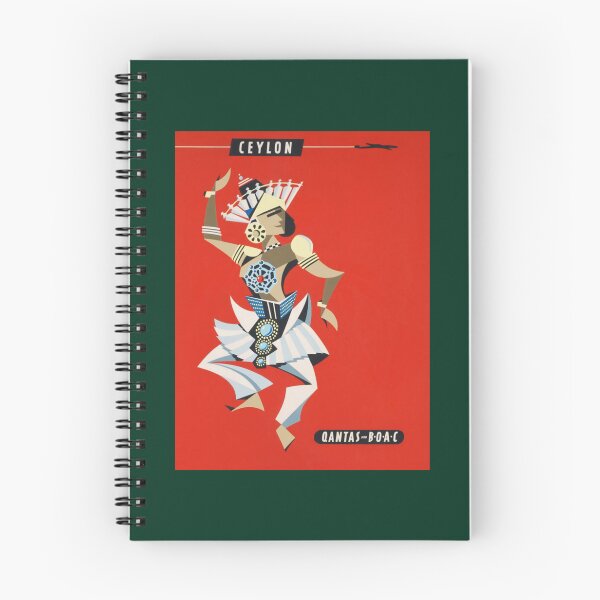 Item preview, 1954 Qantas Travel  Ceylon       designed and sold by grainnekerenza.