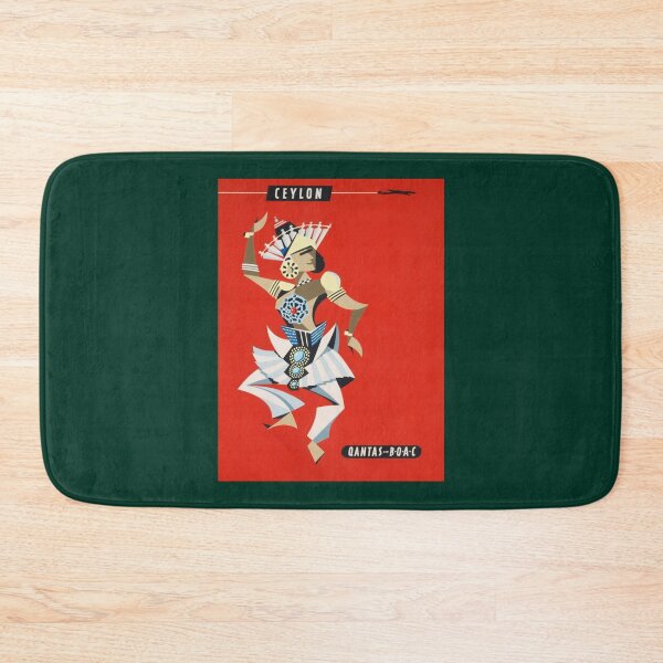 Item preview, 1954 Qantas Travel  Ceylon       designed and sold by grainnekerenza.