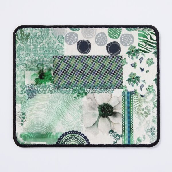 Item preview, Floreal patchwork-like pattern designed and sold by jwebmarket.