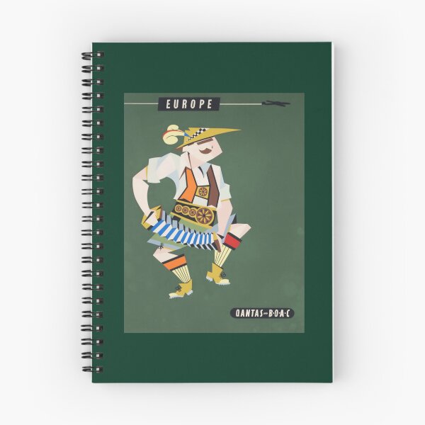 Item preview, 1954 Qantas Travel  Europe      designed and sold by grainnekerenza.