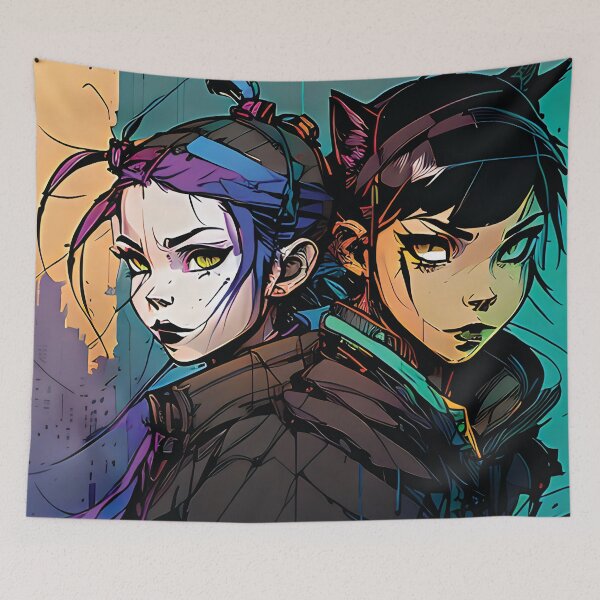 Item preview, wednesday addams and enid sinclair #01 designed and sold by THONG-IN.