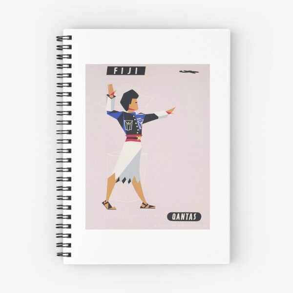 Item preview, 1954 Qantas Travel  Fiji       designed and sold by grainnekerenza.