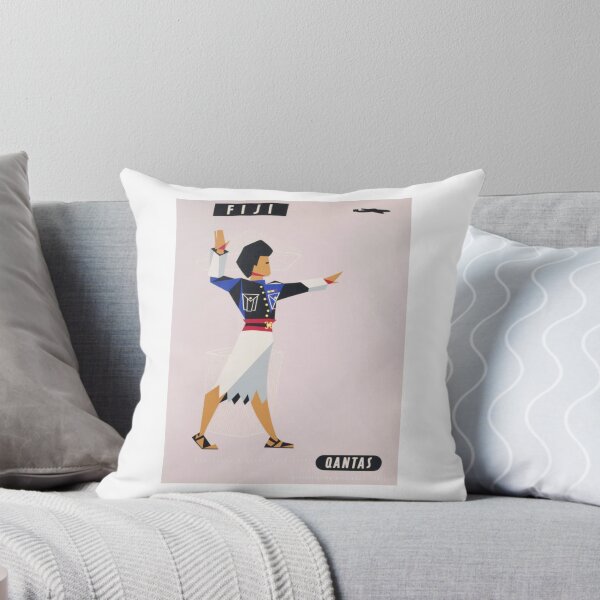 Item preview, 1954 Qantas Travel  Fiji       designed and sold by grainnekerenza.