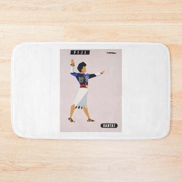 Item preview, 1954 Qantas Travel  Fiji       designed and sold by grainnekerenza.