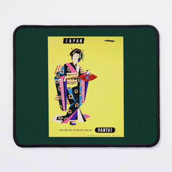 Item preview, 1954 Qantas Travel  Japan        designed and sold by grainnekerenza.