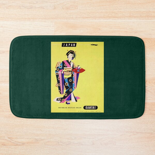 Item preview, 1954 Qantas Travel  Japan        designed and sold by grainnekerenza.