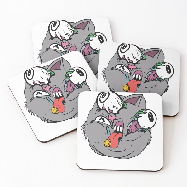 Item preview, gross distorted cat creature designed and sold by nickimouhs.