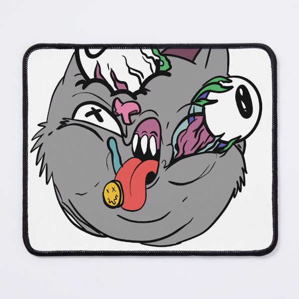 Item preview, gross distorted cat creature designed and sold by nickimouhs.
