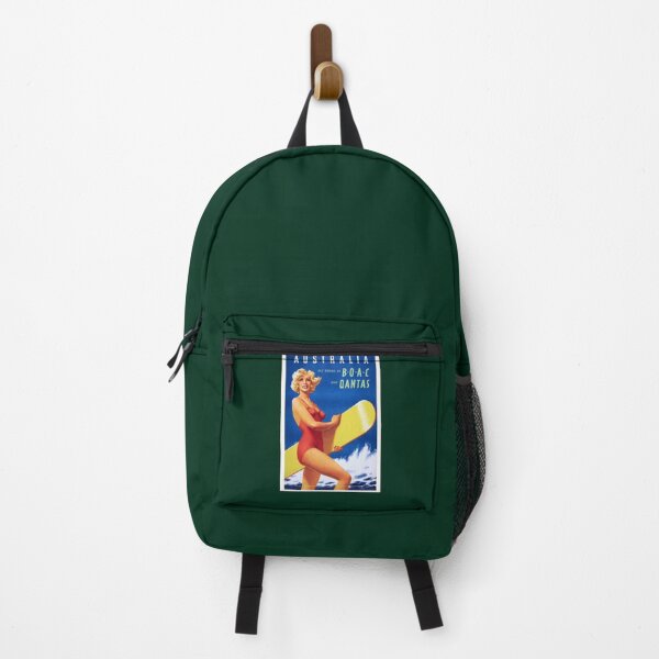 Item preview, 1956 Australia Fly There By BOAC And Qantas Airline designed and sold by grainnekerenza.