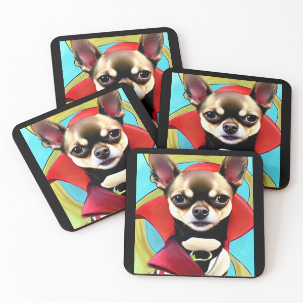 Item preview, Superhero Chihuahua Dog in Costume designed and sold by HanaiPrint.