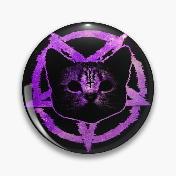 Item preview, Satanic Cat in the Pentacle | Space version designed and sold by Skady666.