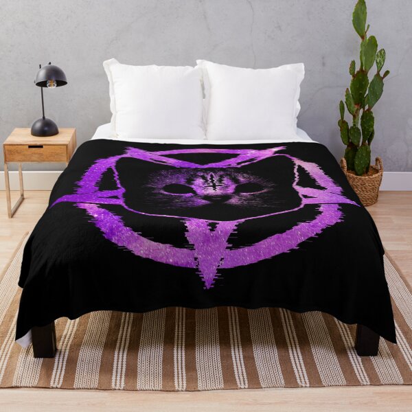 Item preview, Satanic Cat in the Pentacle | Space version designed and sold by Skady666.