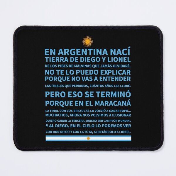 Item preview, Argentina fans’ song -  Argentina Mundial de Qatar 2022 Argentina World cup 2022  Muchachos, ahora nos volvimos a ilusionar designed and sold by TRUE-FANS.