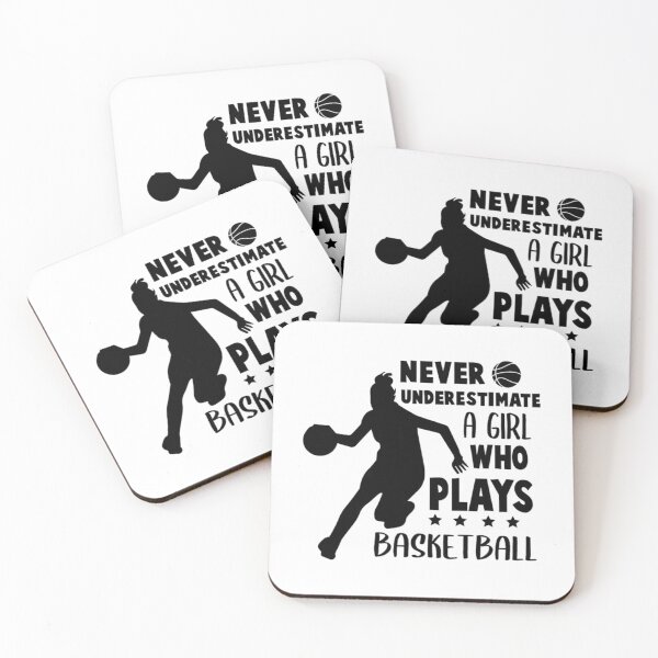 Item preview, basketball girls never understimate 2 Black   designed and sold by rowantreflyn.