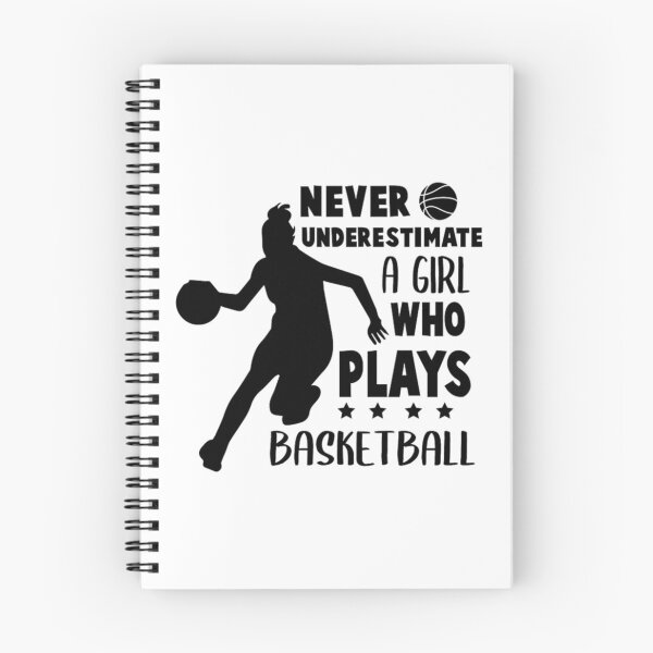 Item preview, basketball girls never understimate 2 Black   designed and sold by rowantreflyn.