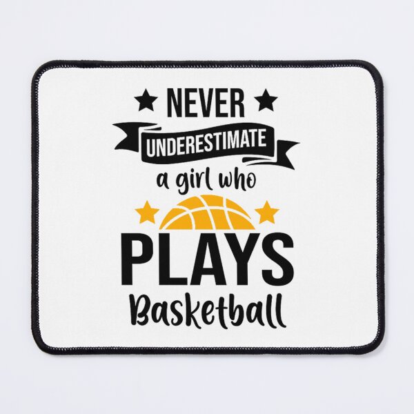 Item preview, basketball girls never understimate Black designed and sold by rowantreflyn.