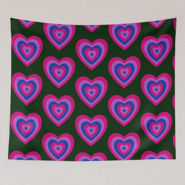 Item preview, Bisexual Powerpuff Heart   designed and sold by rowantreflyn.
