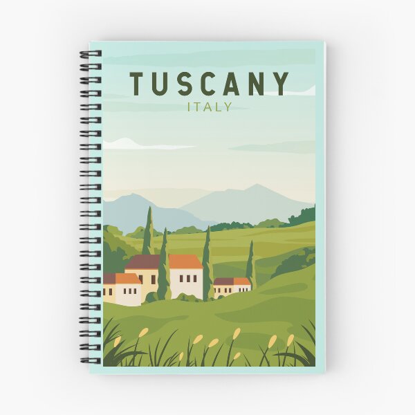 Item preview, Tuscany Italy Travel Vintage Art designed and sold by KrisSidDesigns.