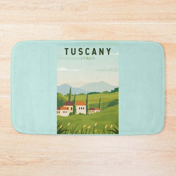 Item preview, Tuscany Italy Travel Vintage Art designed and sold by KrisSidDesigns.