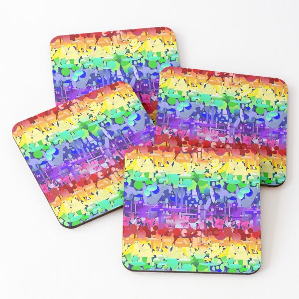 Item preview, Rough Rainbow Terrain designed and sold by Anastasia Rae Creative.