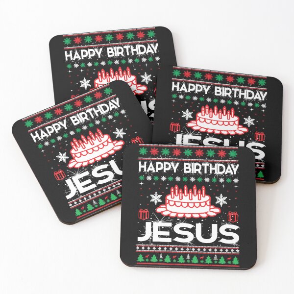 Item preview, Ugly christmas sweater happy birthday jesus designed and sold by Kuki-shop.
