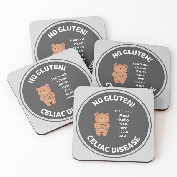 Item preview, NO GLUTEN CELIAC DISEASE designed and sold by GoodMoodFood.