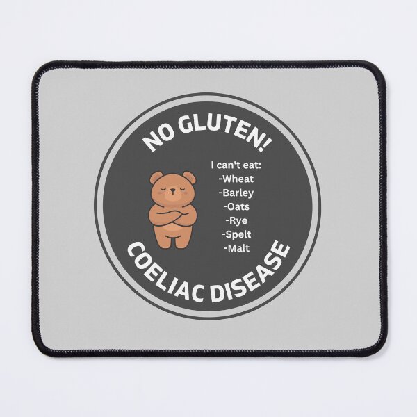 Item preview, NO GLUTEN COELIAC DISEASE designed and sold by GoodMoodFood.