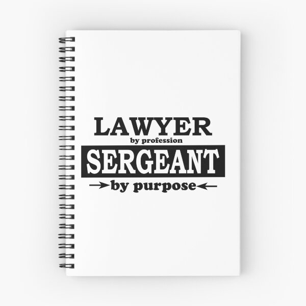 Item preview, Lawyer by Profession, Sergeant by Purpose designed and sold by TrulyRested.