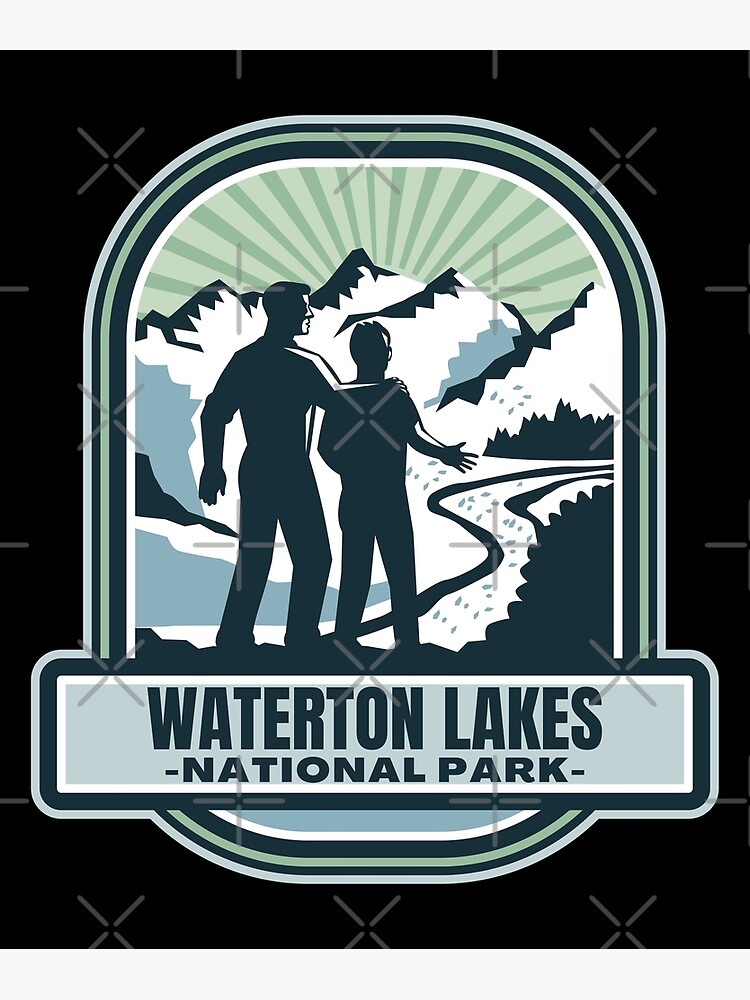 "Waterton Lakes National Park, Alberta" Poster for Sale by