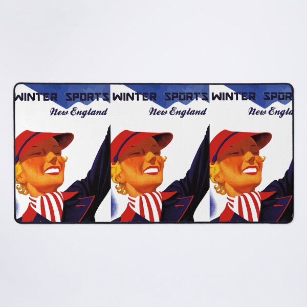 Item preview, Retro travel winter sports New England designed and sold by aapshop.