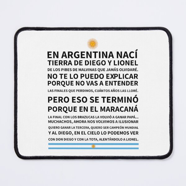 Item preview, Argentina fans’ song -  Argentina Mundial de Qatar 2022 Argentina World cup 2022  Muchachos, ahora nos volvimos a ilusionar designed and sold by TRUE-FANS.