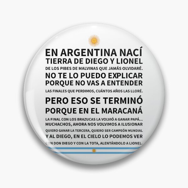 Item preview, Argentina fans’ song -  Argentina Mundial de Qatar 2022 Argentina World cup 2022  Muchachos, ahora nos volvimos a ilusionar designed and sold by TRUE-FANS.