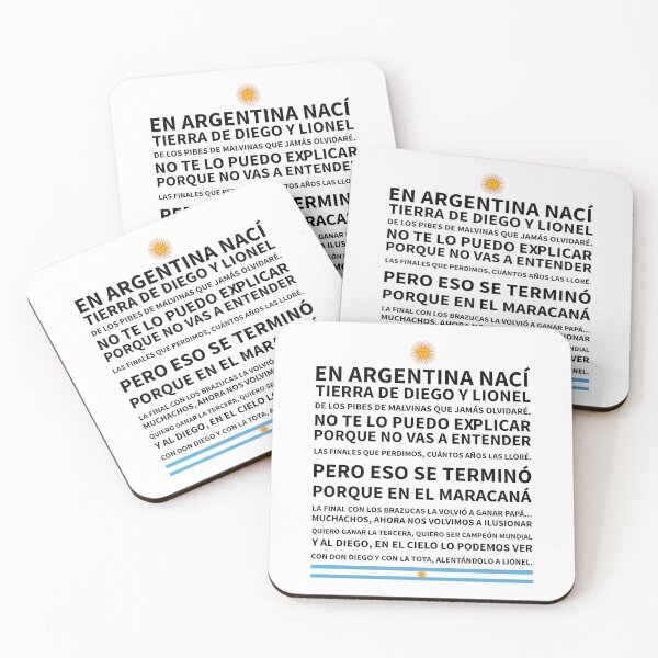Item preview, Argentina fans’ song -  Argentina Mundial de Qatar 2022 Argentina World cup 2022  Muchachos, ahora nos volvimos a ilusionar designed and sold by TRUE-FANS.
