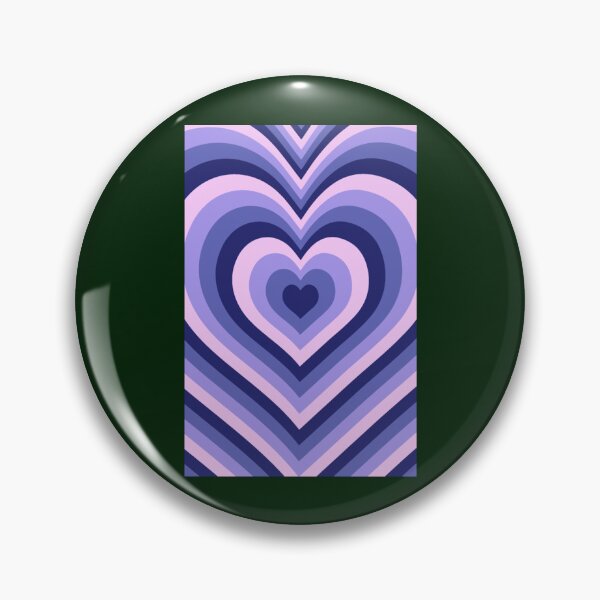 Item preview, Dark Purple Powerpuff Heart Y2K Aesthetic Pattern   designed and sold by rowantreflyn.