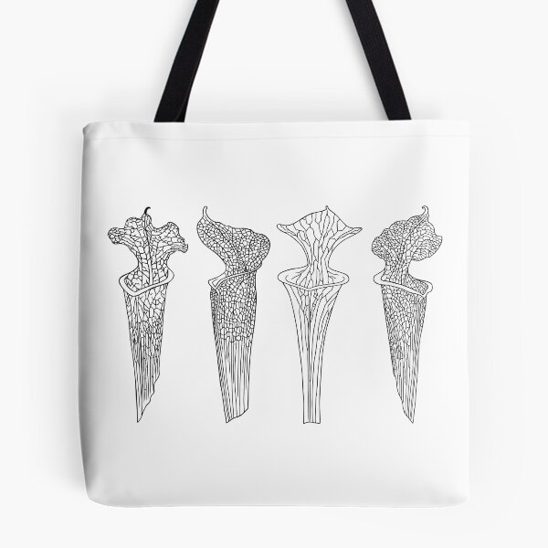 Item preview, Four Black Sarracenia Trumpet Pitchers  designed and sold by NepenthesArt.