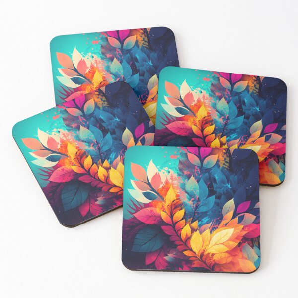 Item preview, Colored flowers in a watercolor design designed and sold by randrdesign.