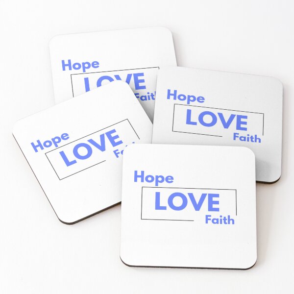 Artikelvorschau, blue home, blue love, blue faith, love, hope, faith entworfen und verkauft von Chris Purdy.